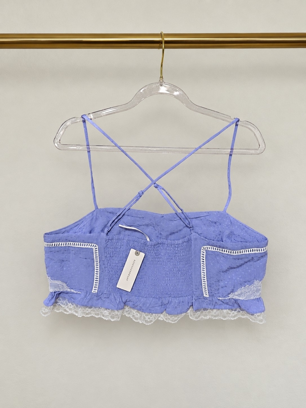 Anthropologie NWT The Joelene Wide Leg Lounge Two-Piece Set Lavender Size M - Picture 6 of 8